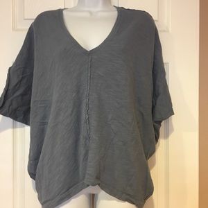 Grey slouchy T-shirt type shirt size medium